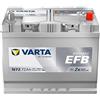 VARTA Automotive DYNAMIC EFB (N72) 12V 72Ah 760A - Batteria auto al piombo-acido per sistemi start-stop - Batteria di avviamento per macchine con elevato fabbisogno energetico - senza manutenzione