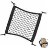 ANYUANKW Rete Bagagli per Scooter e Biciclette Elettriche 25 x 30 cm Rete per Casco Moto con 4 Ganci Rete Portaoggetti Elastica per Auto Riporre Stoccaggio