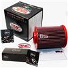 B&S Kit Filtro Aria Sportivo Aspirazione Rigenerabile Lavabile FB559/08 con Profumatore Interni