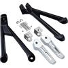 HDRTCBU Pedane Moto Adatto per Bmw M1000RR 2020-2024 S1000RR 2019-2024 Pedane posteriori moto Pedale poggiapiedi Pedale