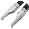 WARFEL Per Triumph Speed Triple 1050 Sprint ST GT Pedane Posteriori Passeggero Moto Alluminio Poggiapiedi(Titanium)