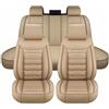 SePkus Coprisedile Auto per Audi A4 (B8),Coprisedile per Auto Coprisedile in Pelle PU Set Completo di Accessori Interni per Auto,Compatibile con Airbag