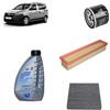 OP Kit tagliando 3 filtri + 4L olio 5W-30 Q8 Prestige compatibile con Dacia dokker 1.6 LPG Benzina/gasauto (gpl) 2013-2021