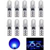 YOUNLEN Lampadine LED T5, 2721 27 37 286 Lampadina LED PC74, per Sostituzione Luci Cruscotto Interni Auto, Chip 12V 0,6W 40LM 3014, Confezione da 10(Blu)