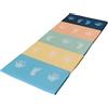 SUN&SPORT Materassino ginnastica active play con disegni mani piedi - 177x72x2,5cm pieghevole trasportabile