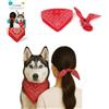 Leo Pet Twin Look Set Bandana e Accessorio Capelli, S