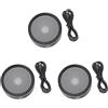 SODIAL 3X Base A LED con Interruttore Tattile Sensibile Espositore Rotond9342