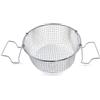 TIANHENGMart Cestino per friggere in acciaio inox con design a rete pieghevole, per patatine fritte, pasta e verdure, diametro 24 cm, utensile da cucina multifunzione