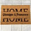 Generico Zerbino Personalizzato in Fibra di Cocco, Tappeto Ingresso con Logo e Testo, 40x60 cm o 60x90 cm, Spessore 1,6 cm (60x90)