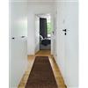 rugsx Passatoia corridoio SOFFI shaggy 5cm; per la cucina, la sala, il corridoio, tappeto a pelo lungo, marrone 60x200 cm