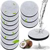 puiaxod 12 Filtri per Acqua a Micro Dischi, Compatibili con Bottiglie Filtro Dell'Acqua Brita Fill & Go Caraffe, Riduce Cloro, Microparticelle, Altre Sostanze che Disturbano il (12pcs)