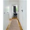 rugsx Passatoia corridoio SOFFI shaggy 5cm; per la cucina, la sala, il corridoio, tappeto a pelo lungo, beige 60x200 cm