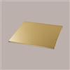 Lucgel Vassoio Sottotorta Oro Quadrato Alto in Carta Rigida Ideale per Cake Design Riutilizzabile 45x45-2 Pezzi -