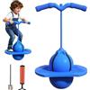 KOMEIYL Generico Pallone Salterino Balance per Bambini Pogo Ball Palla Rimbalzante per Bambini Pogo Ball con Maniglia Pogo Palla di Salto per Bambini e Adulti, per Allenare l'equilibrio (Blu)