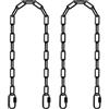 SELEWARE Confezione da 2 Catene sospese da 152 cm con 4 moschettoni, capacità 453,6 kg, Catene rivestite in plastica, Kit Hardware per Altalena, Sedia sospesa, Sacchi da Boxe, Palestra Interna ed