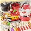 NXPZ Accessori Giocattolo da Cucina per Bambini, Gioco di Ruolo da Chef, Giocattoli da Cucina con Pentole e Padelle, Adatto per Bambini e Bambine di 3 4 5 6 7 8 Anni
