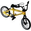 Damaiyyy Bicicletta da Dito Finger Mountain Bike Bici da Dito Modello Mini Bmx in Lega Creativa Finger Bike per Gli Amanti Della Bicicletta, Ragazzi Ragazze Regalo,Giallo