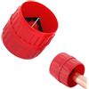 FIBOUND 1 Pezzo Universale per Tubi da Strumento di Sbavatura per Tubi, Strumento per Sbavare Tubi 2 In 1, per Interno ed Esterno 3 mm-38 mm (0,12 Pollici-1,5 Pollici) (Rosso