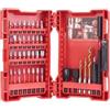 Milwaukee 4932430908 Shockwave set di punte per trapano/cacciavite, colore rosso, 40 pezzi