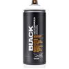 Montana Black Spray Paint, Matt Finish, 400ml Can, Colour: BLK9100 - Snow White