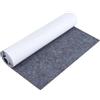 IVEOPPE Feltro Adesivo Rotolo - 40 x 220 cm Feltrini Adesivi, per mobili, gambe della sedia, gambe del tavolo, auto, sottobicchieri, spessore 2 mm (grigio scuro)