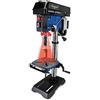 Scheppach 5906807901 trapano/trapano da banco dp18vario, posizione laser e LED, velocità regolabile, per legno, metallo e plastiche, regolazione della velocità da 440 a 2580 giri/min, 550 W, W, 230 V