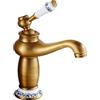 langjiao Rubinetto del bagno Rubinetto for lavabo in ottone bronzo antico Miscelatore monocomando Rubinetto for bagno caldo e freddo (Color : Bidet style)