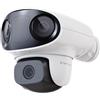 virtavo TL1 Telecamera Wi-Fi Esterno, Tripla Lente con Panorama 160° + PTZ 360°, Visione Notturna a Colori Starlight, Rilevamento AI Avanzato, Audio Bidirezionale, IP66, Senza Abbonamento Obbligatorio