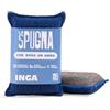 INGA - 2 X Spugne Riutilizzabili Lavabili - Molto Efficaci, Non Graffiano - Fabbricate in Europa - Spugna Lavabile che Dura 1 anno