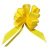 PuntoCasaStore 20 COCCARDE AUTOTIRANTI 3,0 CM Matrimonio Auto CASA Nozze Battesimo Laurea Comunione Gran Fiocco Giallo