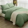 Utopia Bedding Set Copripiumino da 3 Pezzi - Copripiumino 135x200cm, Lenzuolo con Angoli 90x190cm, Federa 50x75cm - (Saggio, Singolo)