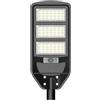 GASIASHOP SRL UNIVERSO J02-180W-F LAMPIONE STRADALE LED 180W EQUIVALENTI CON PANNELLO SOLARE FOTOVOLTAICO E SENSORE DI MOVIMENTO IP65 1800 LUMEN