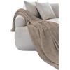 Corredocasa - Granfoulard in Policotone - Telo Arredo Singolo e Doppio - Misure 160x280 cm e 240x280 cm - Eleganza e Comfort per la Tua Casa (Tortora, 1 Piazza)