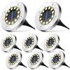 Home Markt24 Lampade solari da giardino a LED - 8 x luci accese con sensore crepuscolare - IP65 impermeabile, per vialetto, sentieri, sconti floreali e gazebo
