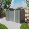 Parama Casetta da giardino in acciaio zincato 131x280x172/158cm colore grigio - 3,16mq