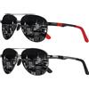 Does not apply Occhiali Da Sole Uomo Donna Polarizzati Con Protezione UV400 Montatura Metallo U