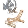 ROCKBROS Parcheggio Bici in Legno, Portabici da Terra Supporto Bici da Pavimento, Rastrelliera Portabiciclette Regolabile per Ruota, Adatto per Biciclette da Strada, Pneumatici 700C 23-30C
