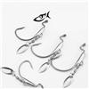 Generico Weighted Swimbait Hooks, Bladed EWG Hooks For Bass Fishing, E* Wide Worm Underspin Weedless