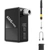BlesConi Pompa per bici elettrica 130 PSI portatile gonfiatore 800 mAh USB-C ricarica display LCD luce notturna
