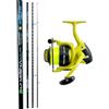 Kolpo combo pesca Surfcasting canna tre sezioni surf da 80 a 200 gr 4.20 metri + mulinello 7000 + filo precaricato