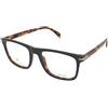 David Beckham DB 7115 WR7 | Occhiali da Vista Graduati | Prova Online | Plastica | Quadrati | Nero, Havana | Adrialenti
