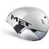 MET Casco bici MET Codatronca bianco metallizzato opaco lucido 3HM119 BI2