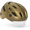 MET Casco bici MET Intercity Mips dark gold lucido 3HM141 GD2