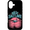 Visit Utah's Great Salt Lake Custodia per iPhone 17 Visita Il Grande Lago Salato Flamingo Rosa Utah Tramonto Turista