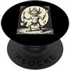 Demonique Tees and Ars Goetia Demon Gift Ukobach Il Caldore Malizioso PopSockets PopGrip Adesivo