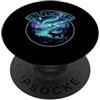 Alaska State US National Park Alaskan AK Alaska Lights Aurora Borealis Visualizzazione Viaggio di vacanza in Alaska PopSockets PopGrip Adesivo