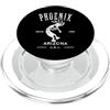 Phoenix AZ Kokopelli Souvenirs and Desig Phoenix Arizona Ballando Kokopelli Design invecchiato PopSockets PopGrip per MagSafe
