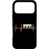 Magliette de Pianista Custodia per iPhone 17 Pro Max Tastiera Battito cardiaco Pianoforte ECG Retro Pianista