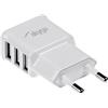 akyga AK CH 05 prese caricabatteria da auto con 3 X USB Anschluss 5 V/a/15 W Bianco