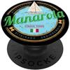 Manarola Cinque Terre La Spezia Retro Italia Vintage PopSockets PopGrip Adesivo